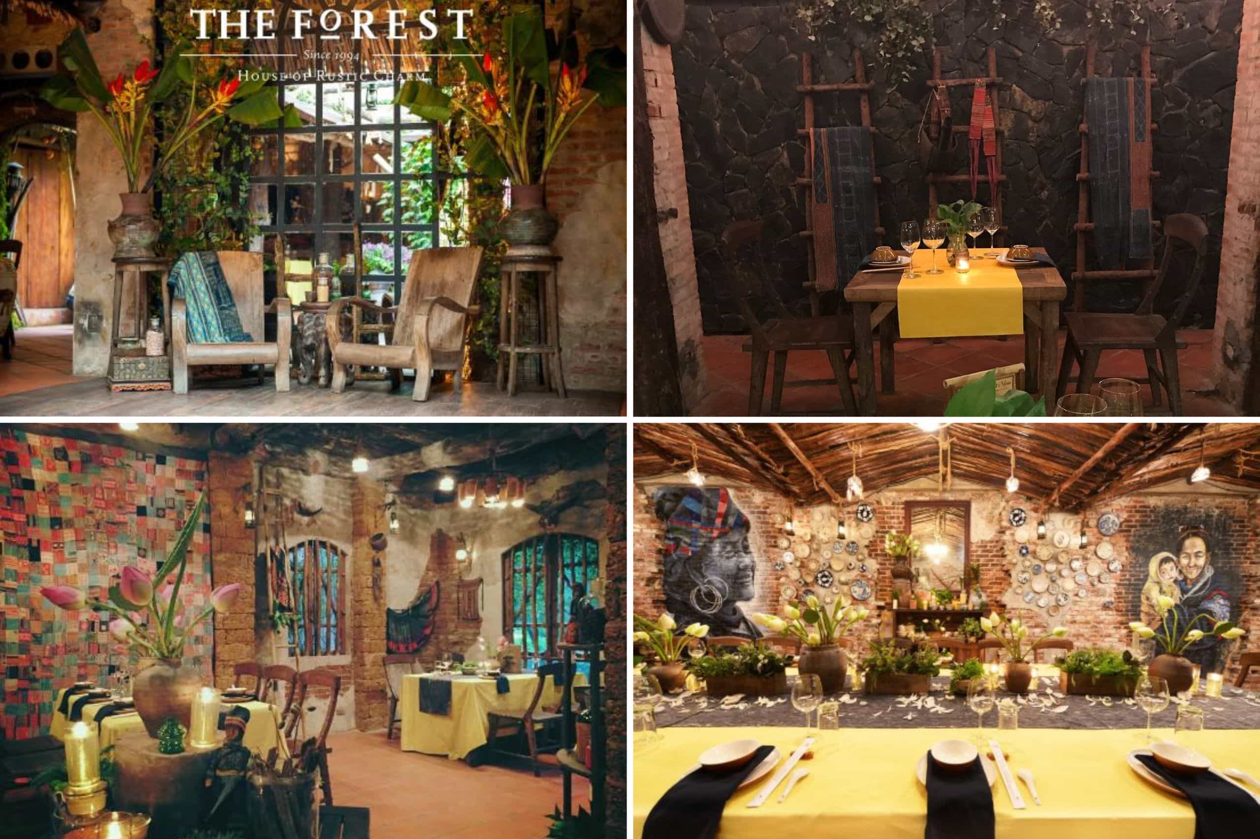 mẫu quán cafe phong cách Rustic